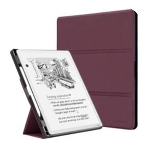 COBAK Kindle Scribe 11 Inch Case with Pen Holder Trifold Stand Plum Purple